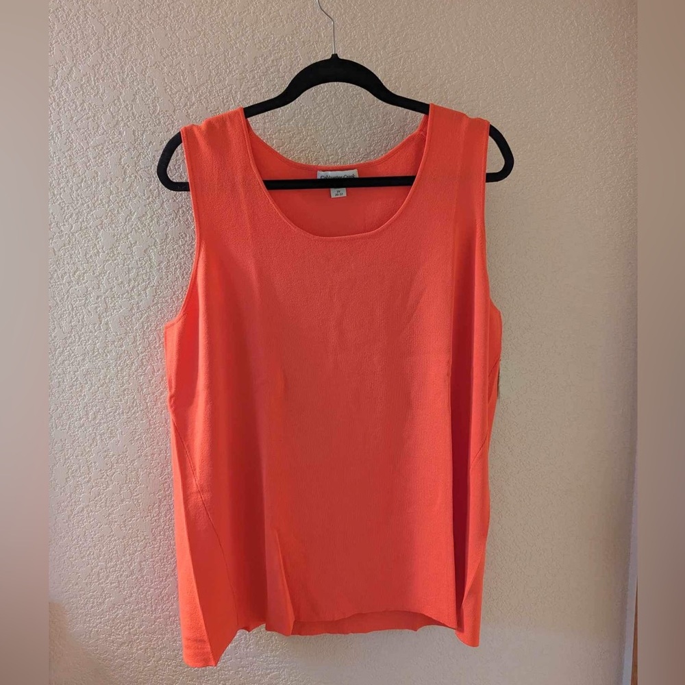 Coldwater Creek Coral Palazzo Knit Shell Size: 2x ***NWT***